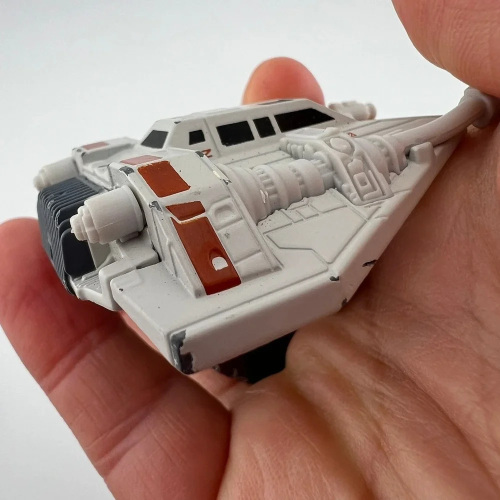 Star Wars Titanium Series Diecast Slave I Snowspeeder Ship Lot 2008 Hasbro